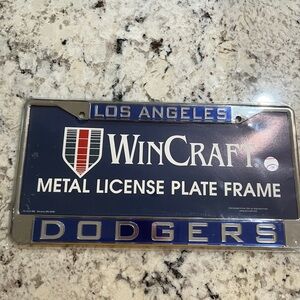 Los Angeles Dodgers WinCraft Metal License Plate Frame